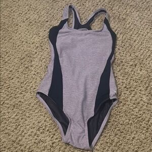 TYR Gray and Black Swimsuit one piece Size 6   E